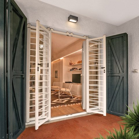 mock up inferriate porta finestra